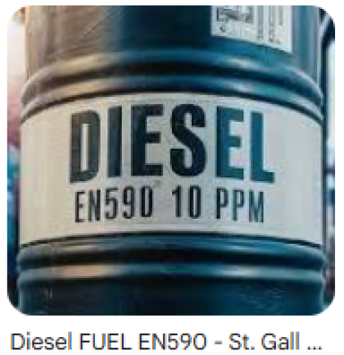 EN590 10 PPM Ultra Low Sulfur Diesel Fuel for Automotive & Industrial Use